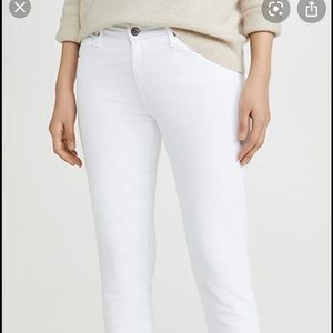 AG Prima Crop Raw Hem Jeans